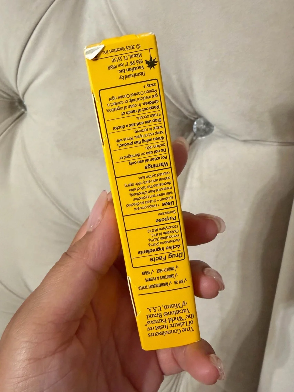 Vacation Chardonnay Lip Oil - SPF 30